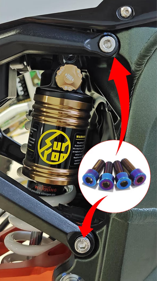 Titanium Ultra Bee Subframe Bolts